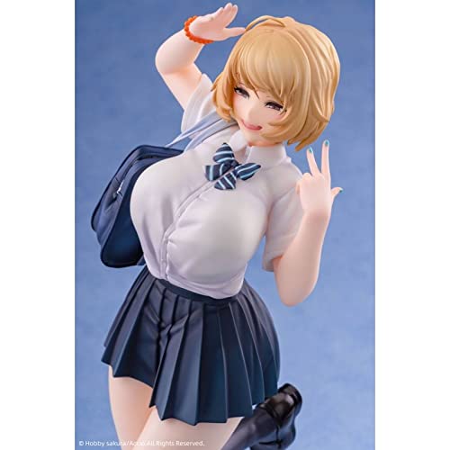 Hobby Sakura Chiyoko Atsumi Pantalon Bleu Ver. Figurine complète peinte en Pvc Abs Pu à l'échelle 1/6