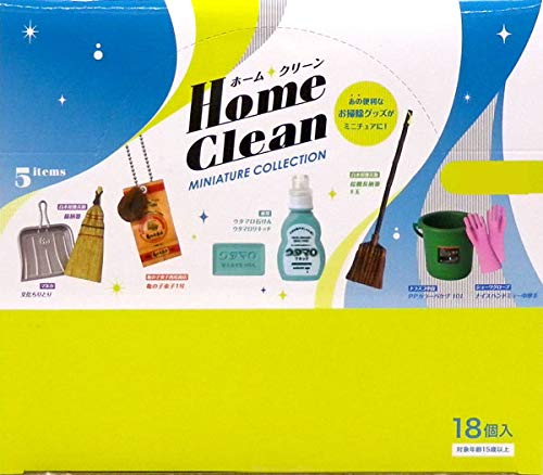 Kenelephant Home Clean Figure Collection Box (Set Of 18) Japanese Trading Figures