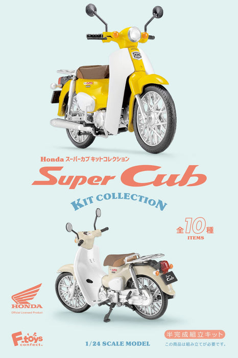 F-TOYS - 1/12 Honda Super Cub Kit Collection 10 Pack Box