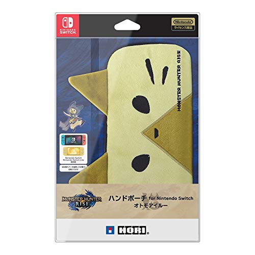 Hori Ad12001 Monster Hunter Rise Hand Pouch For Nintendo Switch Otomo Airou - New Japan Figure 4961818035065 6