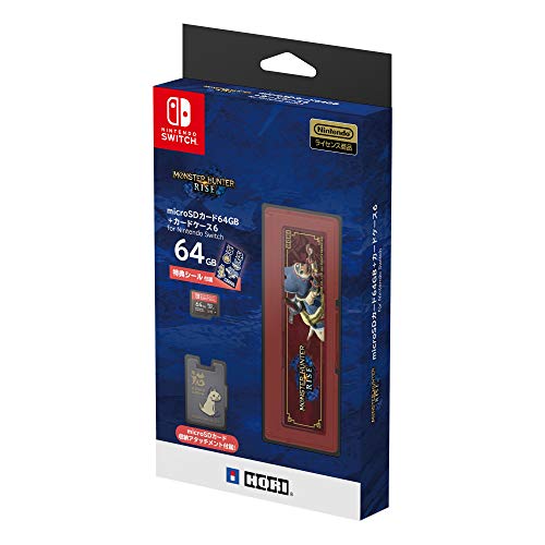Hori Ad19001 Monster Hunter Rise Microsd Card 64Gb & Card Case For Nintendo Switch - New Japan Figure 4961818034853 8