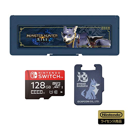 Hori Ad20001 Monster Hunter Rise Microsd Card 128Gb & Card Case For Nintendo Switch - New Japan Figure 4961818034860