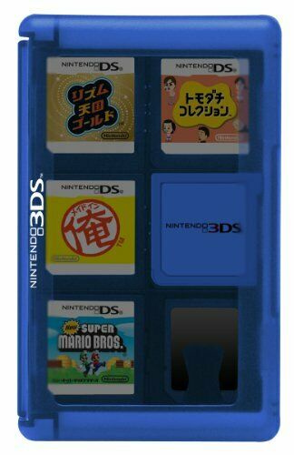 Hori Nintendo Official Licensed Products Card Case 24 For Nintendo 3ds Blue