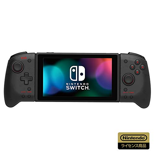 Hori Nsw298 Grip Controller (Split Pad) Clear Black For Nintendo Switch - New Japan Figure 4961818034181