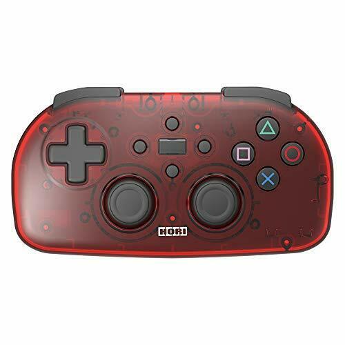 Hori Sony License Item Wireless Controller Light For Playstation4 Clear Red
