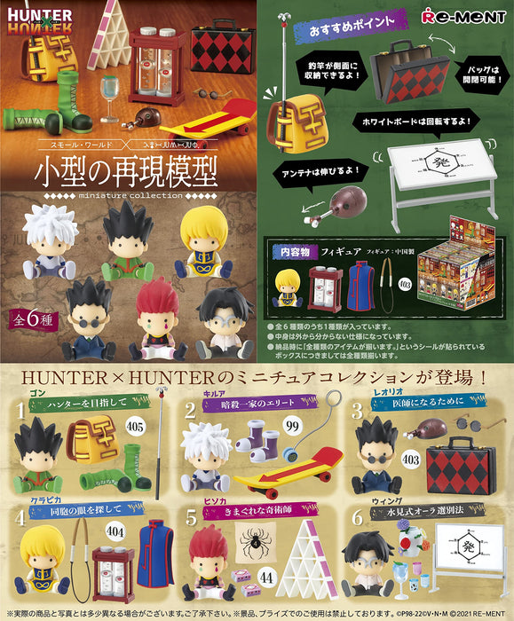 RE-MENT Hunter X Hunter Miniature Collection 6 Pcs Box