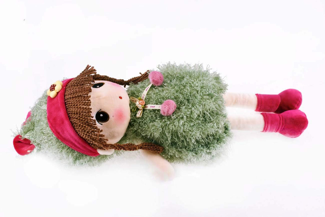 Hwd Stuffed Animal Plush Doll 40cm High Green Color Japan Stuffed Dolls