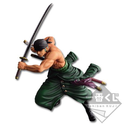 Banpresto Ichiban Kuji One Piece Zoro Figure B Prize Straw Hat Crew Voyage Trajectory Japan