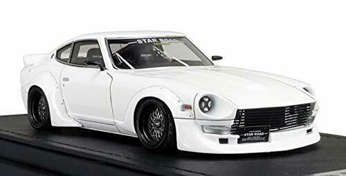 Ignition Model 1/43 Scale Nissan Fairlady Z S30 Star Road White Diecast Car