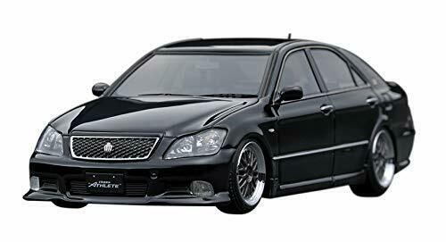 Ignition Model 1/43 Scale Toyota Crown Grs180 3.5 Athlete Black Bb-wheel