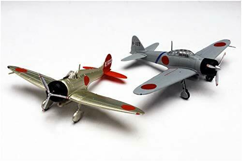 Ijn Type96 Carrier Fighter &amp; Zero Fighter Type21set de 2 modèles en plastique