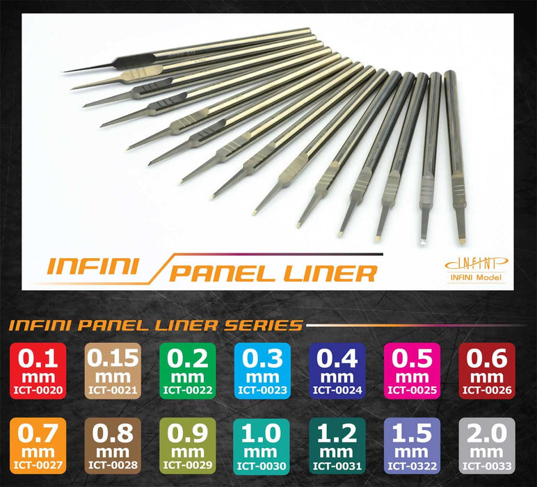 Infini Model Panel Liner 0.3Mm Plastic Model Tool Ict0023