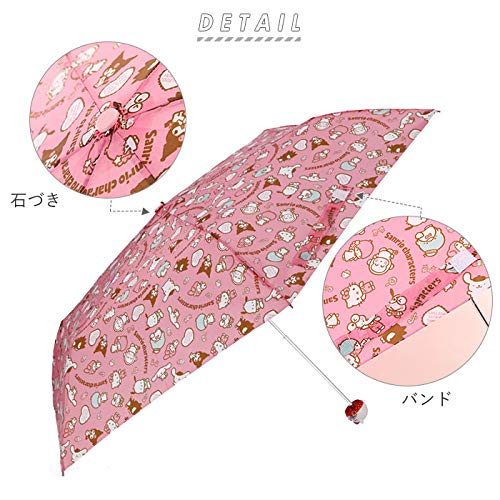 Sanrio Die Cut Folding Umbrella Cinnamoroll Pink