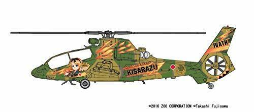 Jgsdf Observation Helicopter Oh-1 Ita Omega Yuzu Kisarazu 1/72 Plastic Model