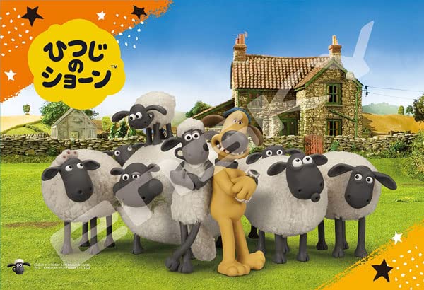 ENSKY 70-L03 Jigsaw Puzzle Shaun The Sheep And Friends Shaun The Sheep Child Puzzle 70 L-Pieces