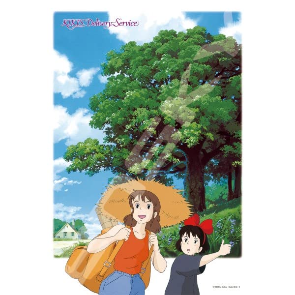 ENSKY 500-601 Jigsaw Puzzle Studio Ghibli Kiki'S Delivery Service Hitchhiking 500 Pieces