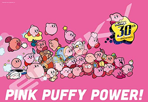 ENSKY 1000T-318 Jigsaw Puzzle Kirby 30Th Anniversary Pink Puffy Power 1000 Pieces
