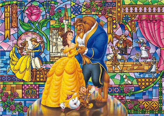 Diamond Painting Belle the Beauty and the Beast, Full Image - Painting