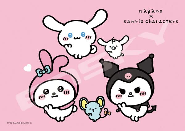 ENSKY 208-085 Puzzle Nagano X Sanrio Personnages My Melody Kuromi Cinnamoroll 208 pièces