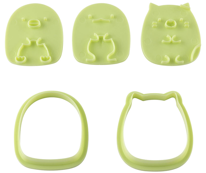 Kai Corporation Sumikko Gurashi Cookie Cutter Set - Penguin Cat Lizard - Made In Japan (Dn0500)