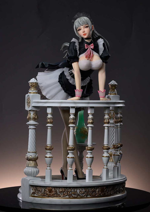 Kaitendo Holiday Maid Monica Tecia (Pedestal, Marble) 1/4 Scale Cold Cast Painted Complete Figure