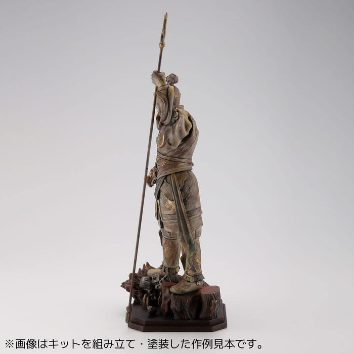 Kaiyodo Art Pla Shitenno Statue Jikokuten Height Approx. 160Mm Non-Scale Unpainted Unassembled Plastic Model Kit Small Ap007