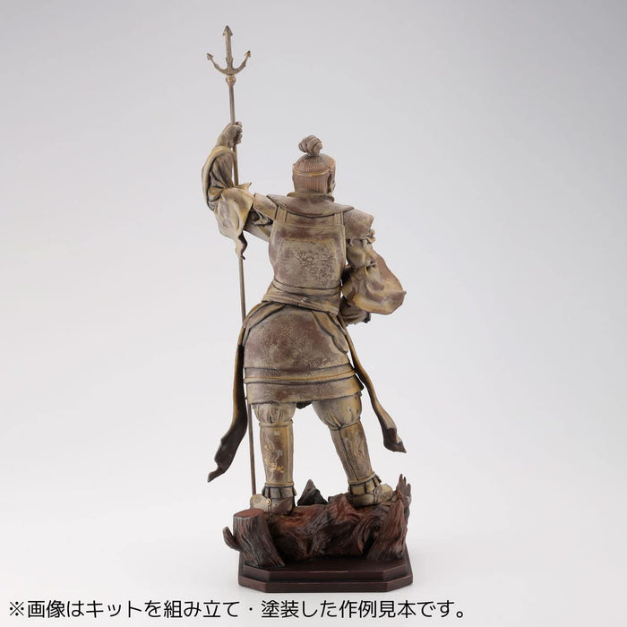 Kaiyodo Art Pla Shitenno Statue Jikokuten Hauteur env. Kit de modèle en plastique non assemblé non peint non assemblé de 160 mm petit Ap007