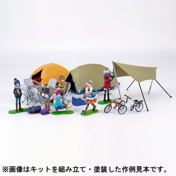 KAIYODO Artpla 1/24 Yuru Camp Camping Set Modèle en plastique Camp décontracté