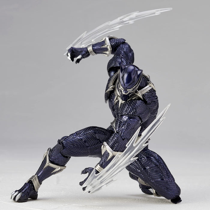 Kaiyodo Incroyable Yamaguchi No.030 Black Panther Revoltech Figure Modèle d'action japonais