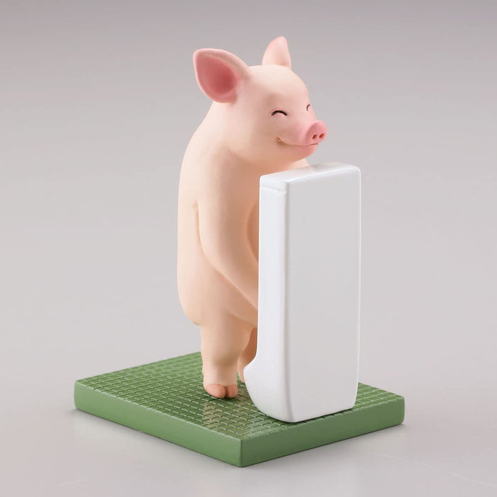 KAIYODO Miniq Miniature Cube Sato Kunio'S Animal Bathroom In Groups Tsure OOO 1 Boîte 6 Pcs