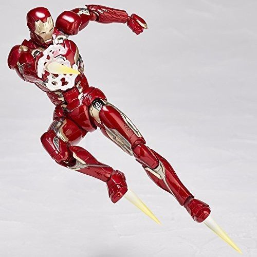 Kaiyodo Movie Revo Figure Complex No.004 Avengers Iron Man Mark Xlv 45 Figur