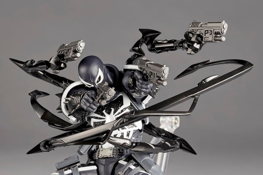 Kaiyodo Revoltech Amazing Yamaguchi Agent Venom 170mm PVC ABS Figure