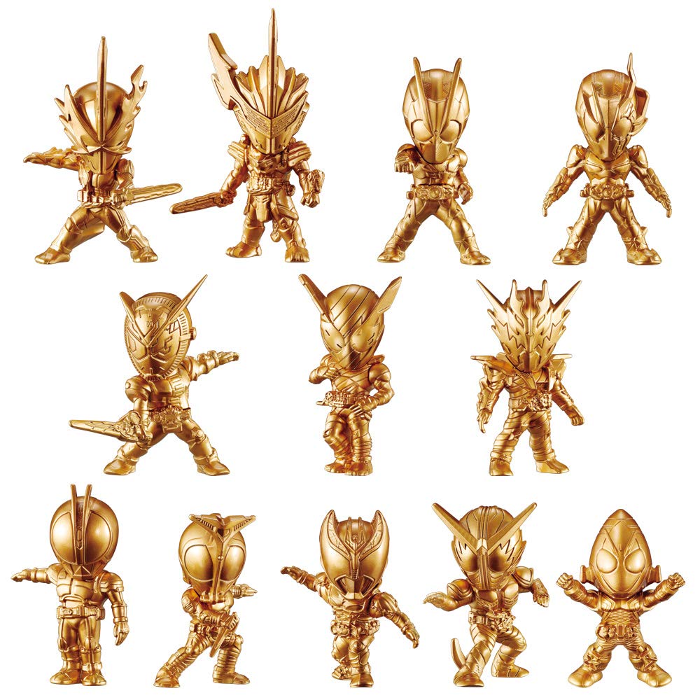 BANDAI CANDY Kamen Rider Golden Mini Figure 16Pcs Box Candy Toy