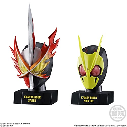 BANDAI CANDY Kamen Rider Mask History 1 Boîte de 10 bonbons