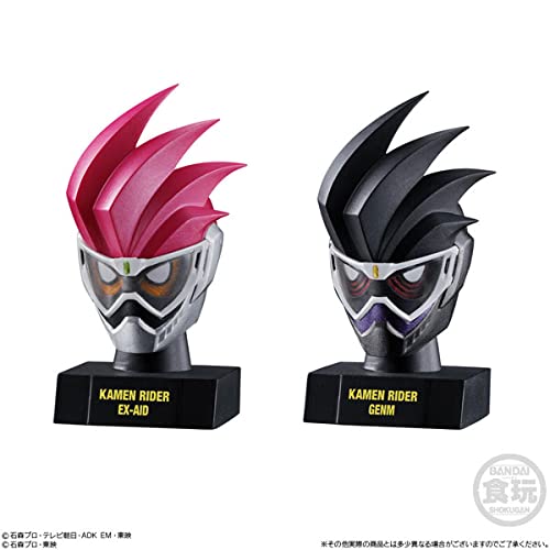 BANDAI CANDY Kamen Rider Mask History 1 Boîte de 10 bonbons