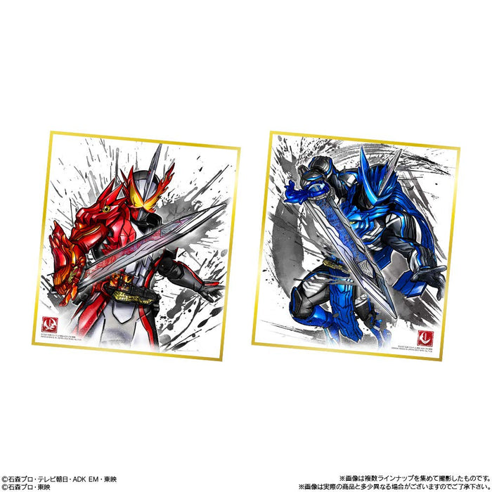 BANDAI CANDY Kamen Rider Shikishi Art 7er-Pack Süßigkeiten-Spielzeug