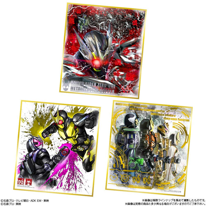 BANDAI CANDY Kamen Rider Shikishi Art 7 Pack Box Candy Toy