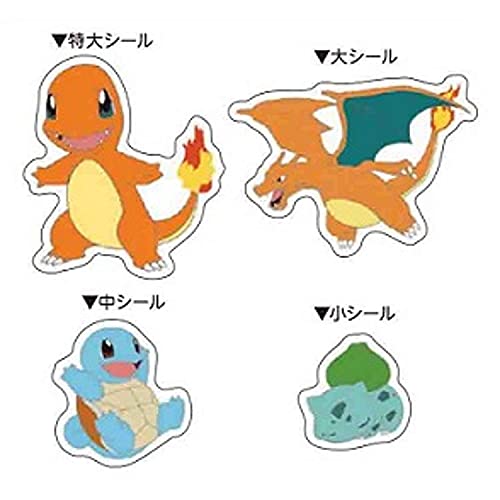 Kamio Japan Pokemon Stickers Kanto Region 4 Sizes [007337]