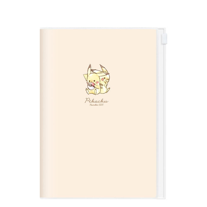 Kamio Japan Pokemon Pikachu Notebook 2023 B6 Weekly Slider Pocket 301540 (Starting December 2022)