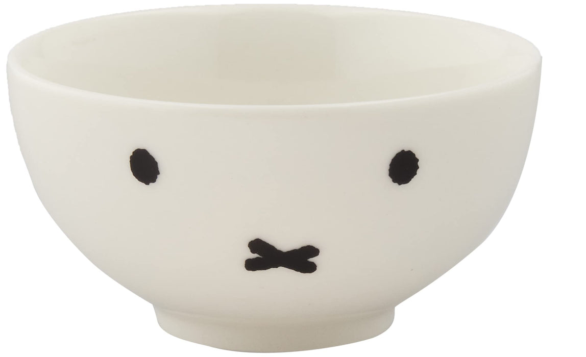 Kaneshotouki Miffy Face Up Tea Bowl 10.5cm White Rice Bowl