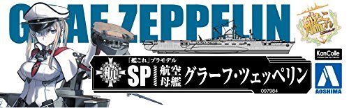 Kanmusu Kancolle Flugzeugträger Graf Zeppelin 1/720 Plastikmodellbausatz