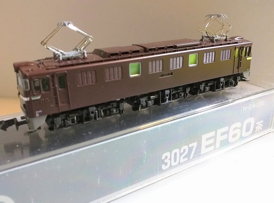 Kato 3027 EF60 Electric Locomotive Model in Brown Colour