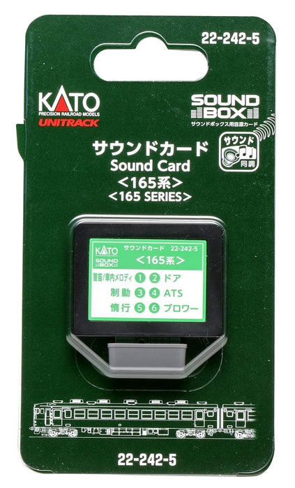 Kato 165 Series Sound Card Gauge for Railway Model Supplies