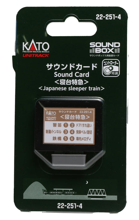 Kato Sound Card for Gauge 22-251-4 Sleeper Express Railway Model Supplies