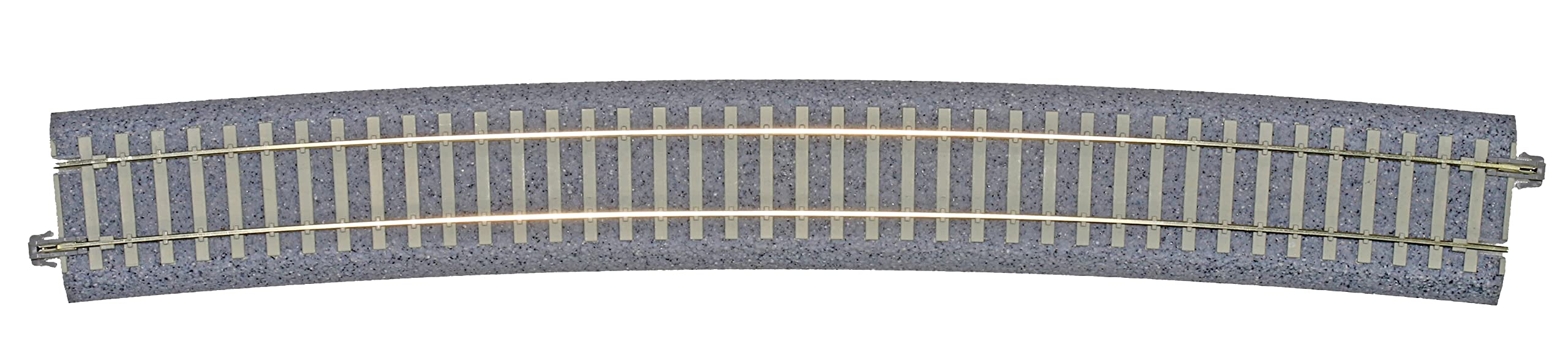 KATO 2-331 Betonschwelle mit großem Radius, gebogenes Gleis R1606 mm, 63 1/4 Zoll, 11,25, 4 Stück, Ho-Skala