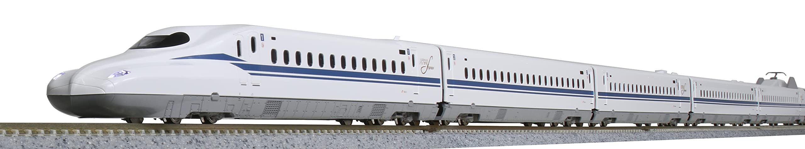 Kato N Gauge 10-007 N700S Shinkansen Nozomi Train Set White