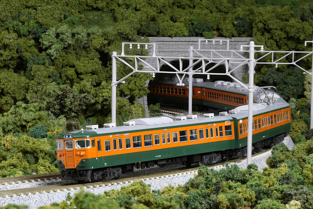 Kato N Gauge Model Train Set 113 Series Shonan Color 4-Car Formation - 10-1588