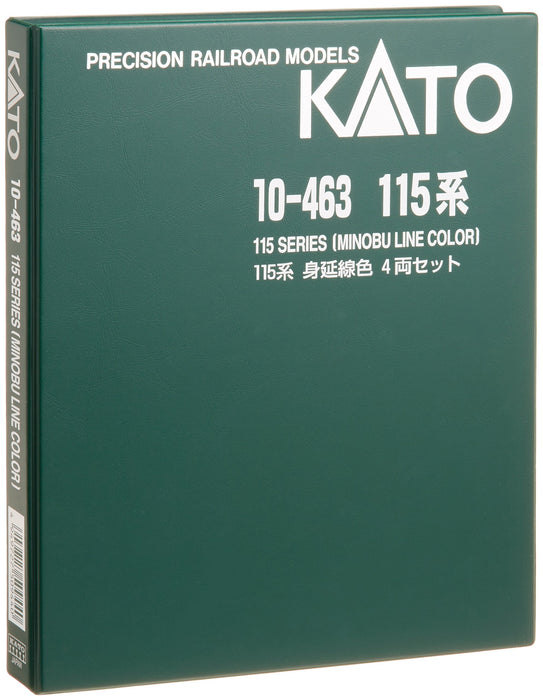 Kato Spur N 4-Wagen-Set – Serie 115, Minobu-Linie, Eisenbahn-Modellzug 10-463