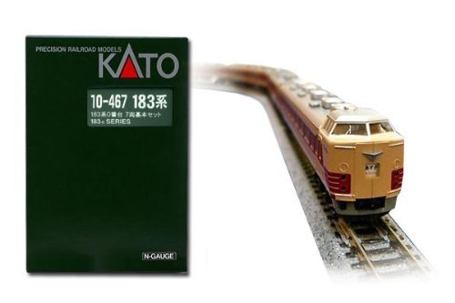 Kato Spur N 183 Serie Basisset mit 7 Wagen – Modelleisenbahnzug 10-467