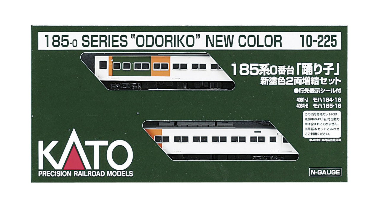 Kato Spur N 185 Serie 2-Wagen-Set, neue Lackierung, Modell 10-225, Eisenbahnzug